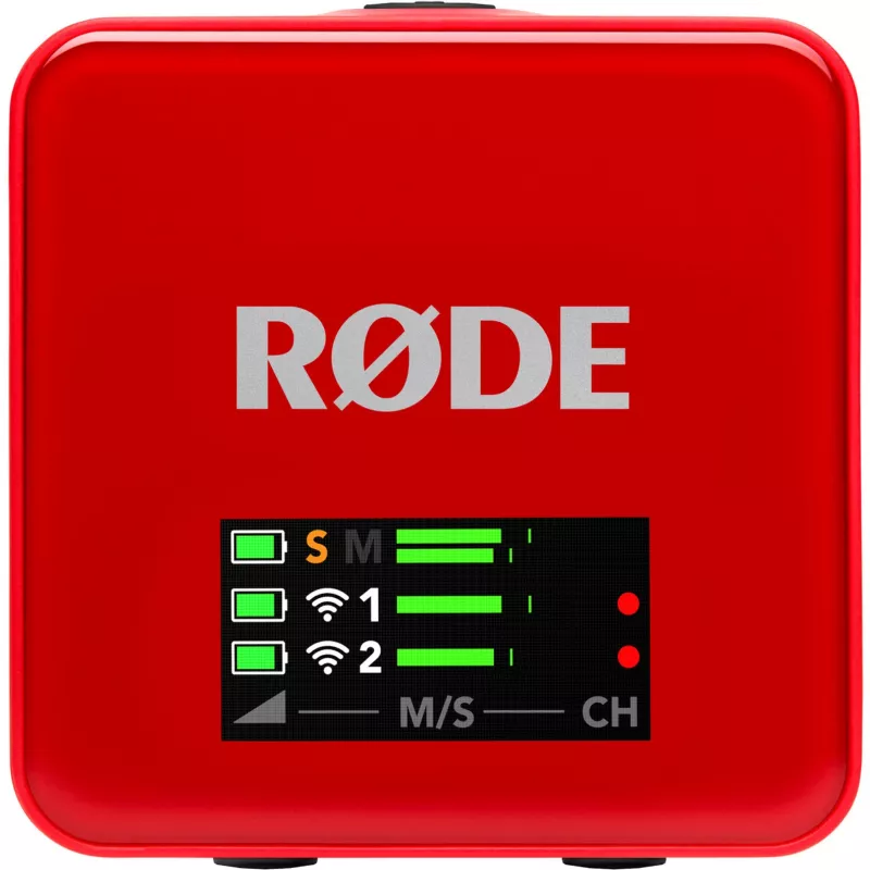 RØDE Wireless GO III Red - bezdrôtový mikrofónový systém (červená)