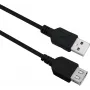 USB predlžovací kábel helos 288312 3 m USB 2.0, predlžovací konektor samec na konektor samica