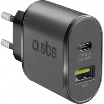SBS TETRPD25W nabíjačka pre mobilné zariadenia čierna interiérová (TETRPD25W)