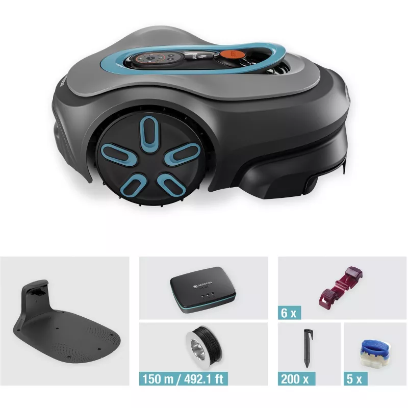 Robotická kosačka Gardena smart SILENO pro batéria 600 m² 16 cm