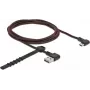 Delock EASY-USB 2.0 Type-A na Micro-B kábel, zahnutý, 1,5 m, čierny