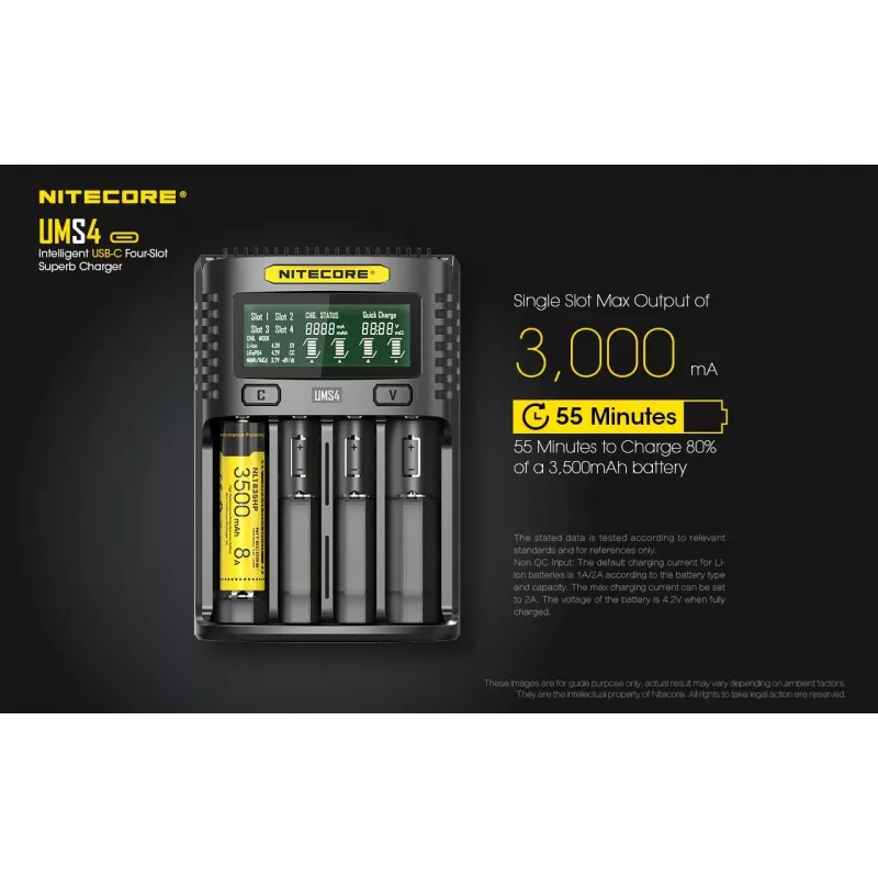 Nabíjačka Nitecore UMS4