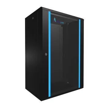 Nástenný rack Extralink 18U 600x450 čierny