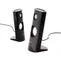 Káblový 2-pásmový PC reproduktor Audiocore AC860, 2.0 kanály, 4 W RMS, USB napájanie, 3,5 mm vstup, čierny