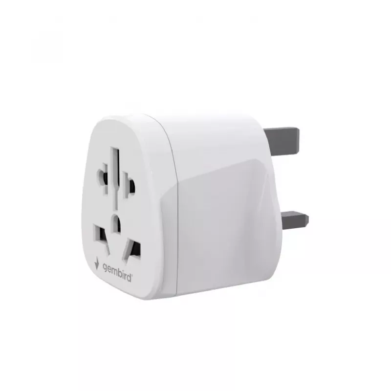 Sieťový adaptér GEMBIRD A-AC-UKMINTF – UK typ G zástrčka na IEC-C13 vstup, 15 A