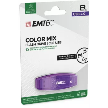 USB kľúč 8GB EMTEC C410 (čierny) USB 2.0 (ECMMD8GC410)
