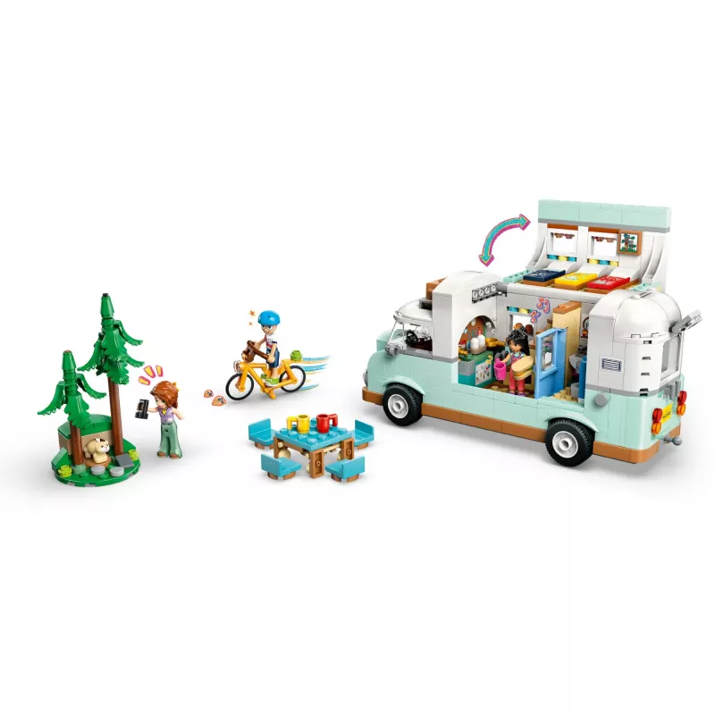 LEGO Motor Home Set 42663 — LEGO Friends obytný automobil, 778 dielov, 3 mini bábiky, od 7 rokov