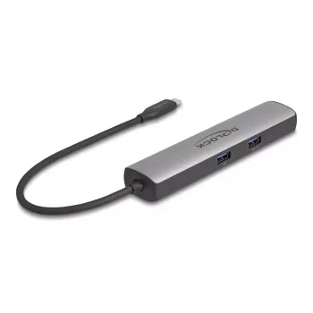 DeLOCK USB Type-C dokovacia stanica 8K HDMI USB 10 Gbps 2,5 Gigabit LAN PD 100W