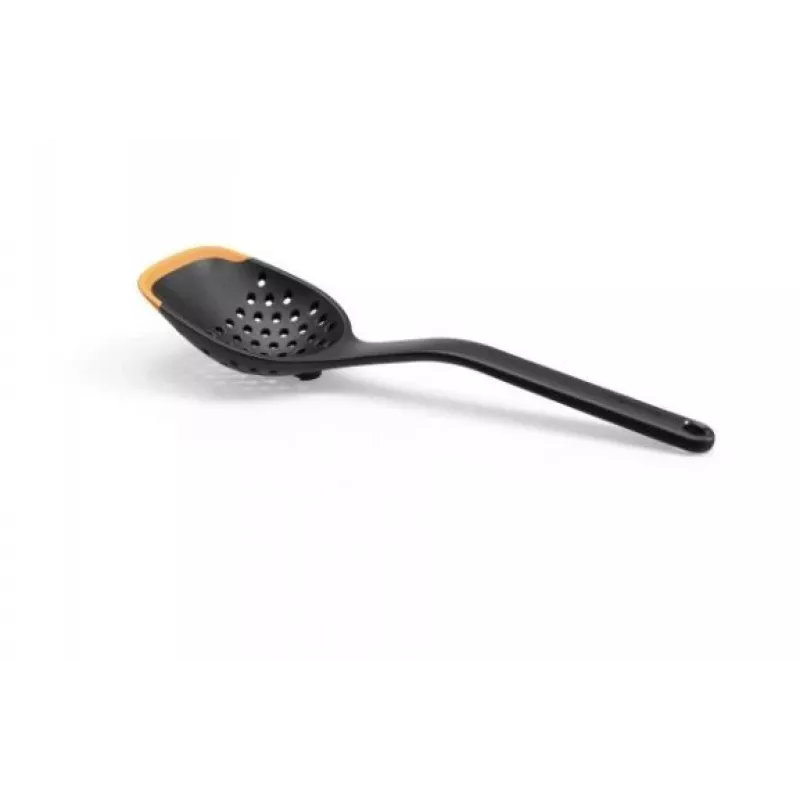 Fiskars 1027302 cedidlová naberačka, 30 cm, čierna/oranžová