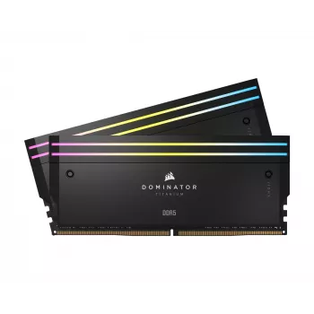 DIMM 48 GB DDR5-7200 (2x 24 GB) Dual-Kit, pamäť čierna, CMP48GX5M2X7200C36, Dominator Titanium, INTEL XMP