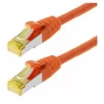 Sieťový kábel Helos Cat 6a S/FTP 0,25 m oranžový