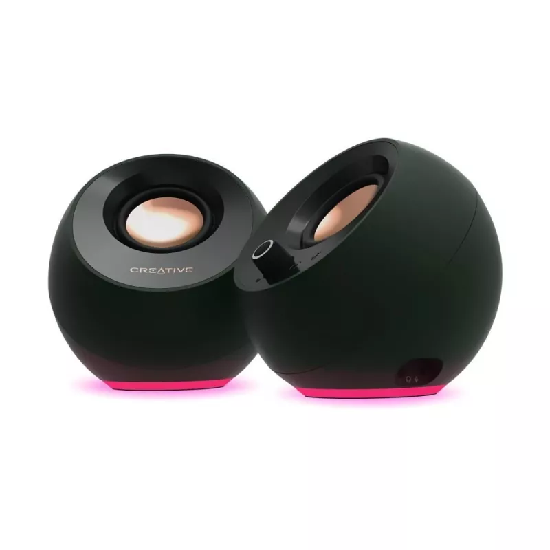 Creative Labs Creative Pebble Pro - reproduktory - pre PC - 2.0-kanálové - bezdrôtové - Bluetooth - USB - 30 Watt (celkovo) (51MF1710AA000)