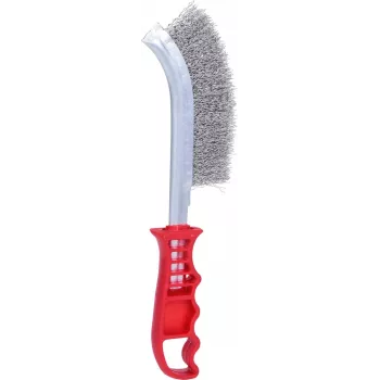 Drôtená kefa ks tools 201.2300, 250 mm, oceľové štetiny, ručná