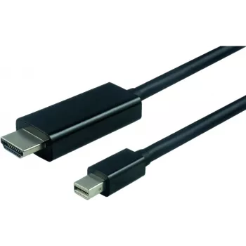 VALUE - video kábel - DisplayPort / HDMI - Mini DisplayPort (M) na HDMI (M) - 1 m - tienený - čierna (11.99.5795)