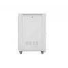 STOJANOVÁ RACK SKRIŇA 19 27U 800X1000 SIVÁ PERFOROVANÉ LCD DVIERKA LANBERG (plochý PACK)