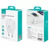 Nabíjačka usams USA001630 25W, 1× USB-A + 1× USB-A, rýchle nabíjanie