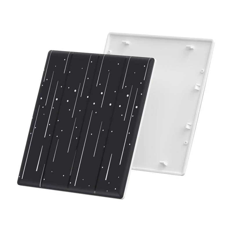 Dekoratívny kryt Sonoff T5-4C-86-star pre dotykový spínač — model T5-4C-86-star, nástenná doska pre montáž 86×86 mm