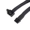 SilverStone SST-PP14-90 kábel 12VHPWR, 90 stupňov, 650 mm, čierny