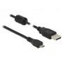 USB kábel DeLOCK 84902 USB 2.0 1,5 m USB A Micro-USB B čierny