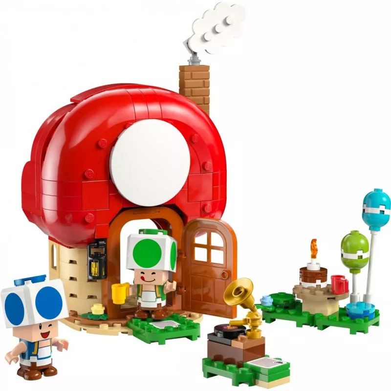 LEGO Super Mario Párty v Toadovom dome sada 72041 s interaktívnymi hracími funkciami