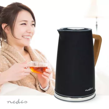 Rýchlovarná kanvica Nedis KAWK510EBK 1,7 L 2200 W čierna