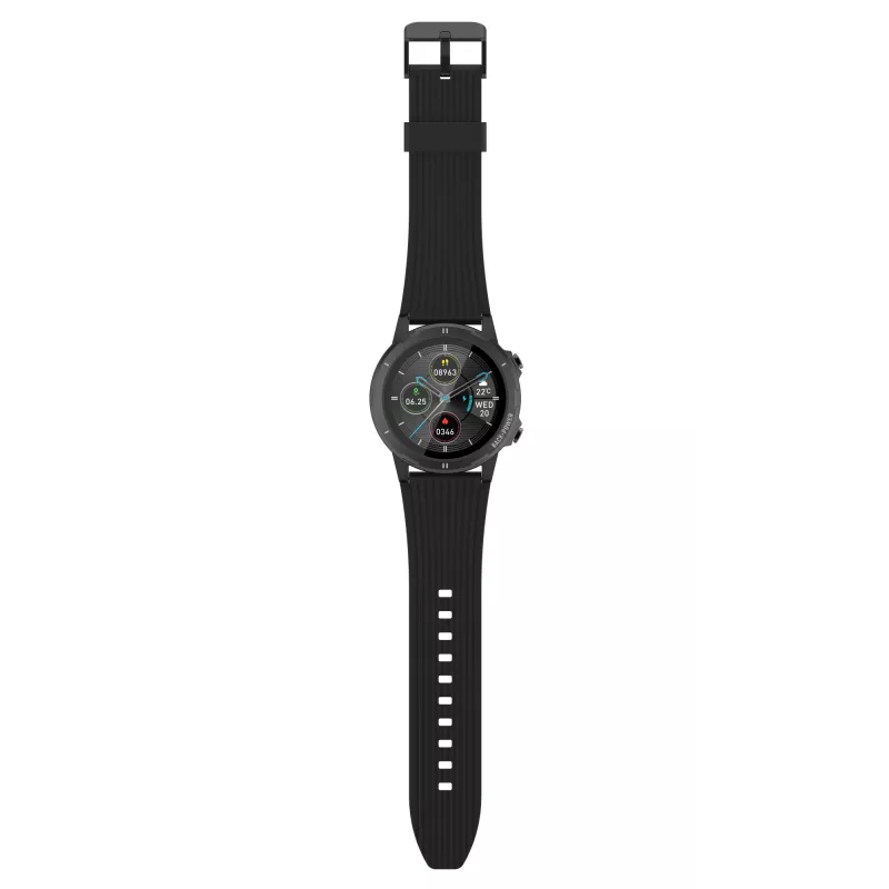 Denver SW-351 inteligentné hodinky, 1,3″ IPS dotykový displej, snímač srdcovej frekvencie, IP68, Bluetooth, čierne