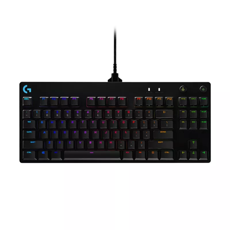Logitech G PRO herná klávesnica - klávesnica - QWERTY - španielska - čierna (920-010593)
