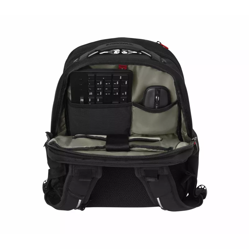 Voľnočasový batoh Wenger SwissGear Cosmic čierny polyester PVC rPET