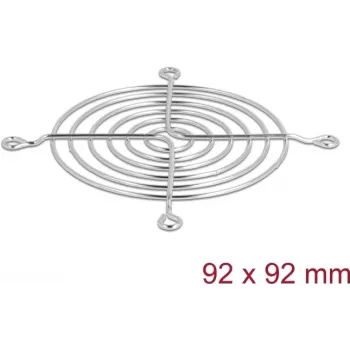 Mriežka ventilátora DeLOCK 67307 kovová strieborná 89,8 mm