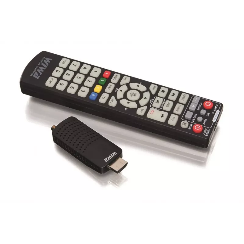 Dekodér tuner TV Wiwaj DVB-T2 Hevec Mini LED