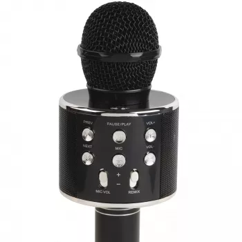 Denver KMS-20BMK2 karaoke mikrofón s Bluetooth reproduktorom, čierny