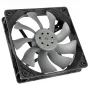 Ventilátor Akasa OTTO SF12 počítačový skriňový ventilátor 12 cm čierny sivý