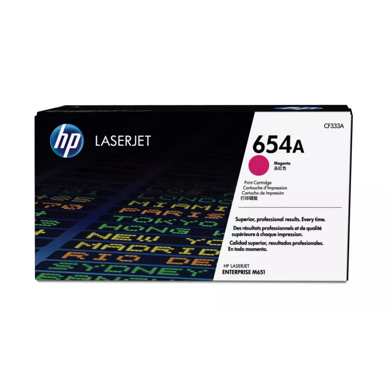 HP 654A purpurová originálna LaserJet tonerová kazeta