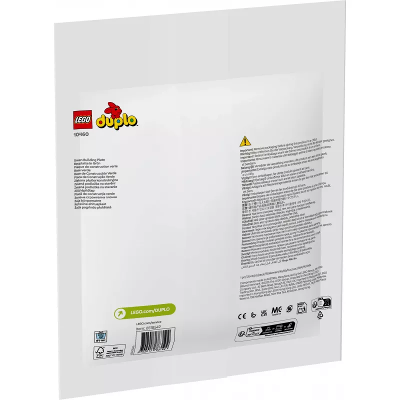LEGO DUPLO 10460 zelená stavebná doska