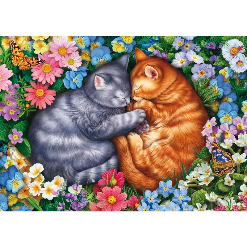 Jigsaw Puzzle schmidt spiele Sleeping Velvet Paws 1000 dielikov