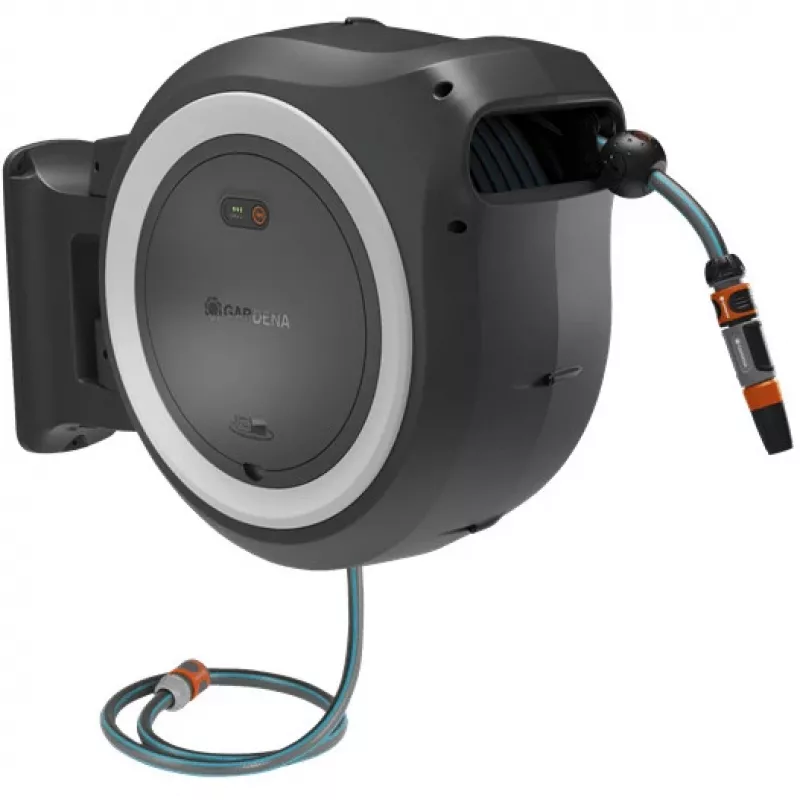 Gardena PowerRoll XL 18V akumulátorový nástenný box na hadicu, 35 m, bez akumulátora
