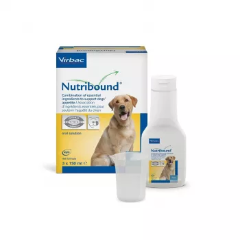 VIRBAC Nutribound rekonvalescenčný doplnok pre psov 3 x 150 ml