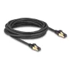 Sieťový kábel DeLOCK RJ45 Cat.6A konektor samec na konektor samec S/FTP 5m čierny