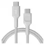 Kábel USB-C-USB-C PowerStream 100W pletený 1,2m biely