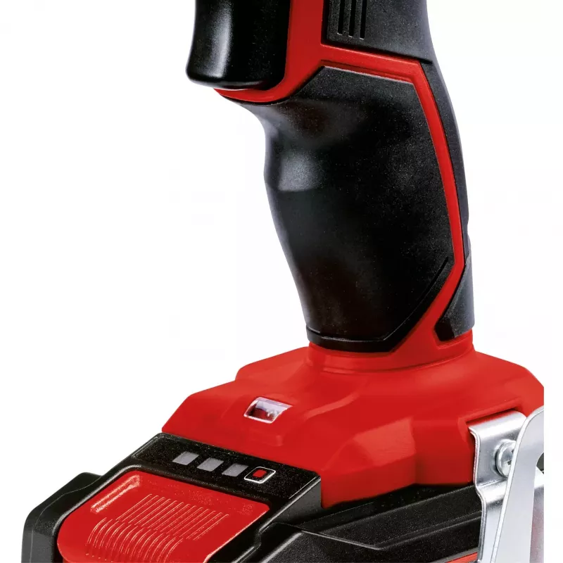 Einhell TE-CD 18/2 Li-i +22 akumulátorová príklepová vŕtačka-skrutkovač 18 V, 1250 ot./min, vrátane 2,5 Ah akumulátora, nabíjačky a kufríka, červená/čierna