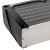 Radiátor Aqua-Computer airplex radical 4/360 — hliník/meď/nerez, 400×140×73 mm