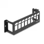 Patch panel DeLOCK 86516 čierny kov montáž na stenu 50mm x 41,6mm x 175mm