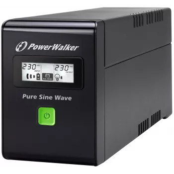 PowerWalker VI 600 SW FR UPS 600 VA 2 AC výstupy Line-Interactive (VI 600 SW FR)
