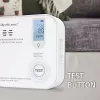 Senzor oxidu uhoľnatého QOLTEC 52577 — alarm na batérie, hladina zvuku 85 dB