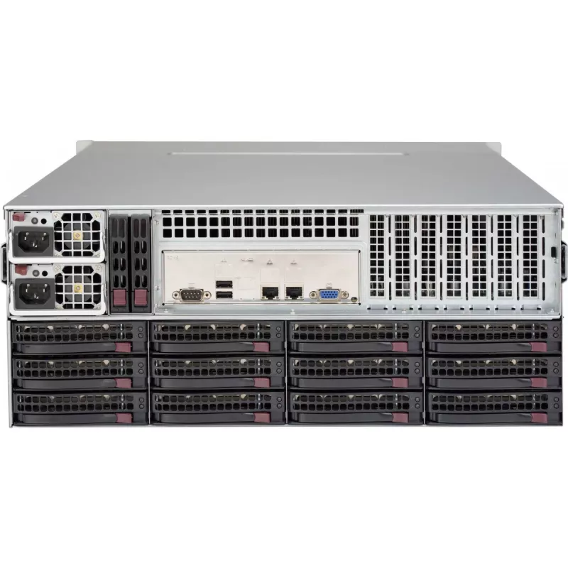 Supermicro SuperChassis 847BA-R1K23LPB 4U 36-Bay serverová skriňa 1200W redundantná