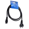 Savio CL-81 napájací kábel čierny 1,8 m sieťová vidlica typ E IEC C5
