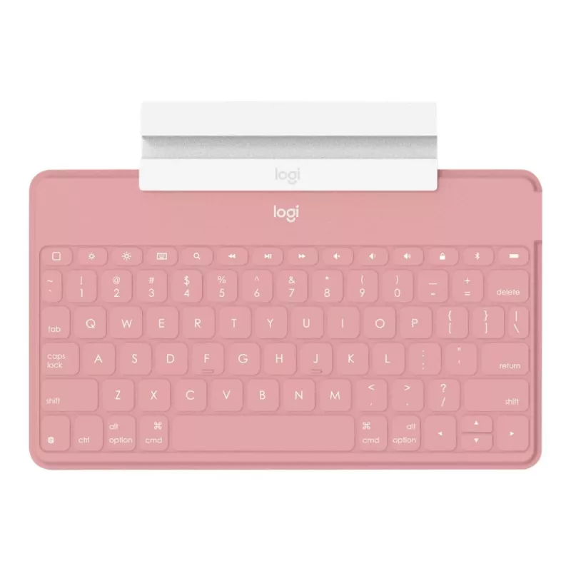 Logitech Keys-To-Go - klávesnica - Bluetooth - QWERTY - španielska - Blush Pink - pre Apple iPad/iPhone/TV