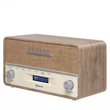 Prenosné rádio Denver DAB-36LW digitálny tuner DAB+ 5W LCD