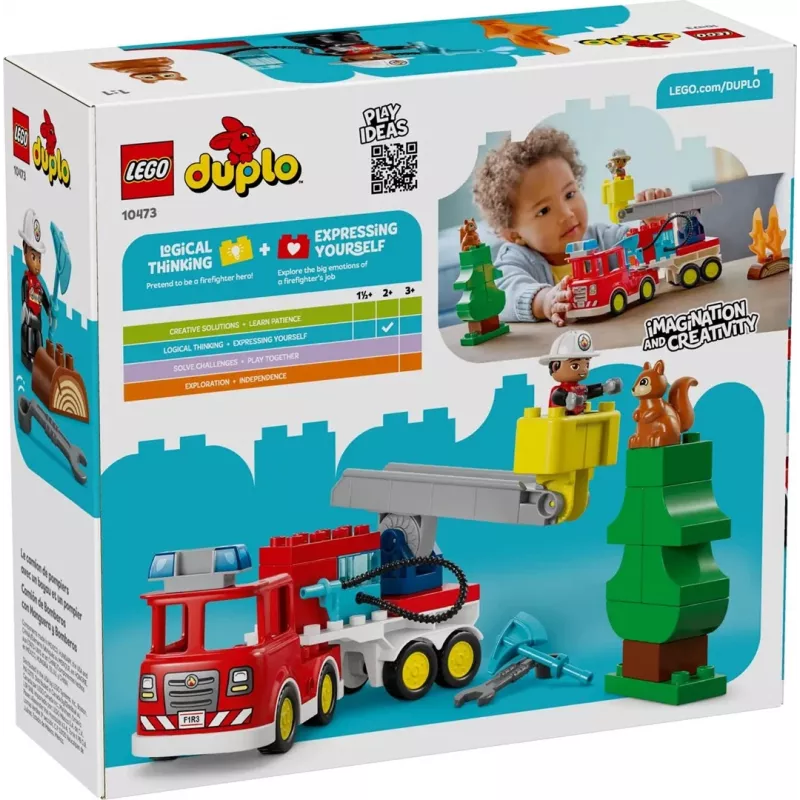 LEGO DUPLO 10473 Hasičské auto s hadicou a hasičom