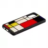 Ochranné puzdro iKins pre Samsung Galaxy S20, čierny dizajn Mondrian